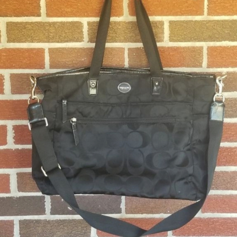 Coach Diaper Bag - black